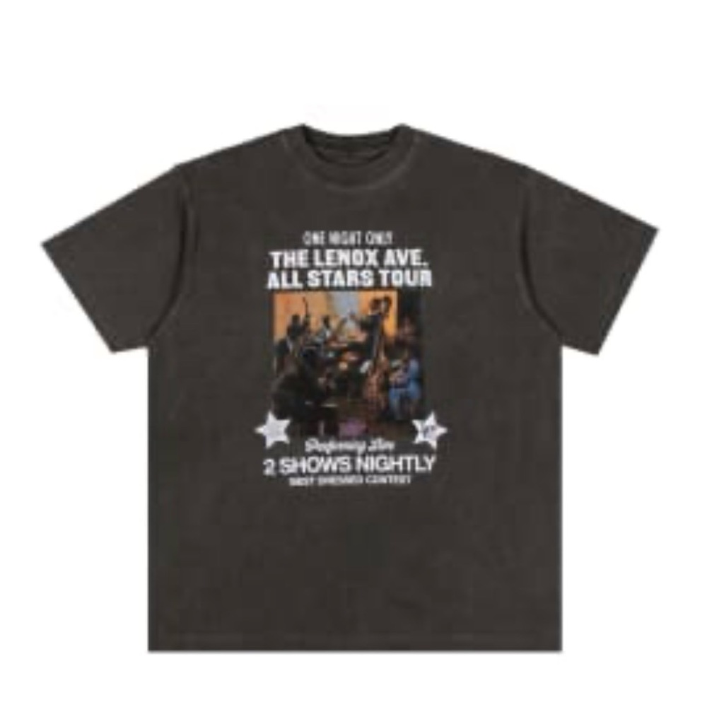 Modern Dandy Lenox Ave All Stars Tour Graphic T Shirt‎ 3XL Jazz Music Tee Black